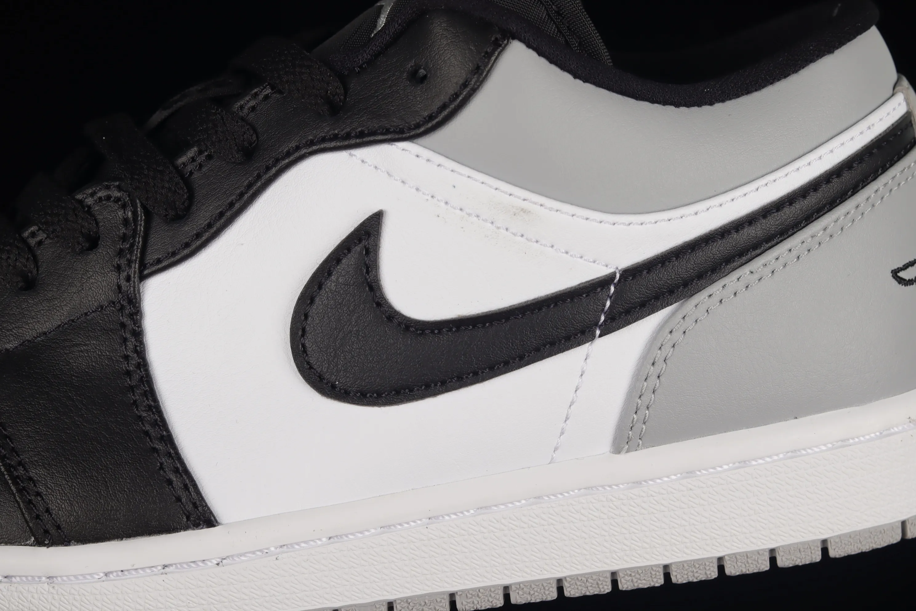 All categories Air Jordan Jordan series basketball shoes Air Jordan 1 Low G version pure original Air Jordan Low "Shadow Toe" AJ1 Joe 1 new black and gray low-top cultural sneakers 553558-052